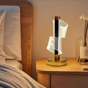 Modern LED Table Lamp with USB Charging