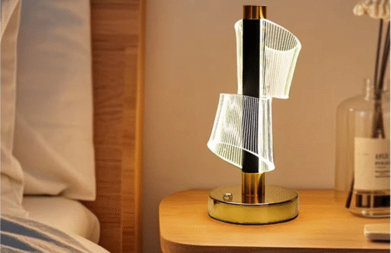 Modern LED Table Lamp with USB Charging
