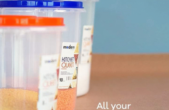 Modern's Kitchen Queen Canister Jar Set | Storage Containers in 8L, 10L, and 16L Capacities - Image 4