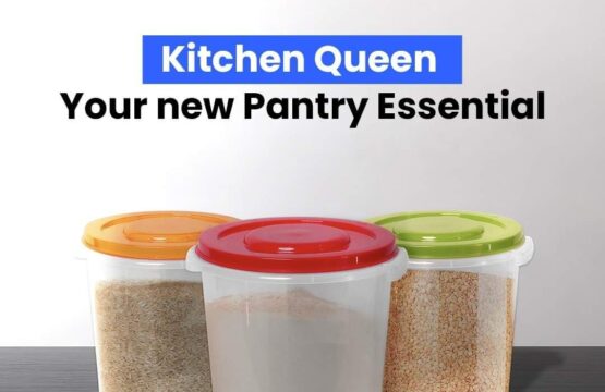 Modern's Kitchen Queen Canister Jar Set | Storage Containers in 8L, 10L, and 16L Capacities - Image 5