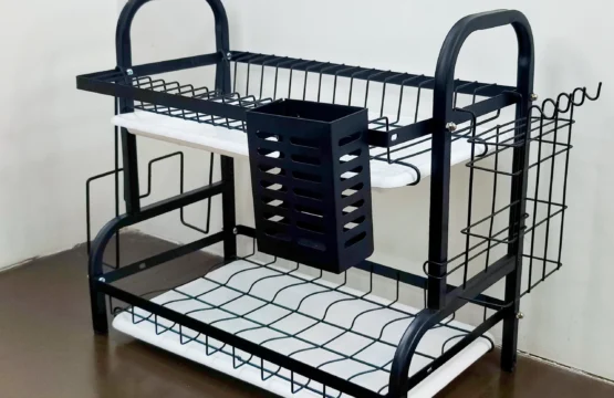 Multi Tiered Dish Rack Organizer – Stainless Steel Rack for Kitchen Storage - Image 4