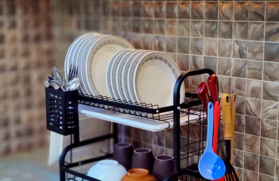 Multi Tiered Dish Rack Organizer – Stainless Steel Rack for Kitchen Storage - Image 7