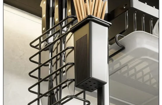 Multi Tiered Dish Rack Organizer – Stainless Steel Rack for Kitchen Storage - Image 14