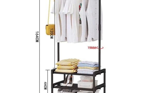 Multifunctional Cloth Rack With Wheels - Image 7