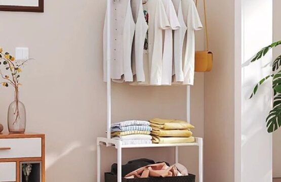 Multifunctional Cloth Rack With Wheels