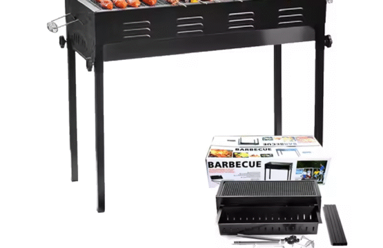 Portable Japanese Barbecue Grill – Stainless Steel, Compact & Adjustable