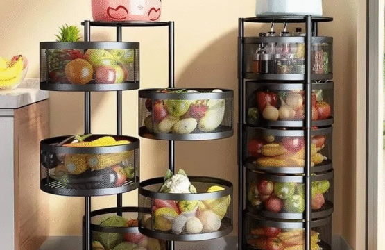 Premium Round Metal Trolley