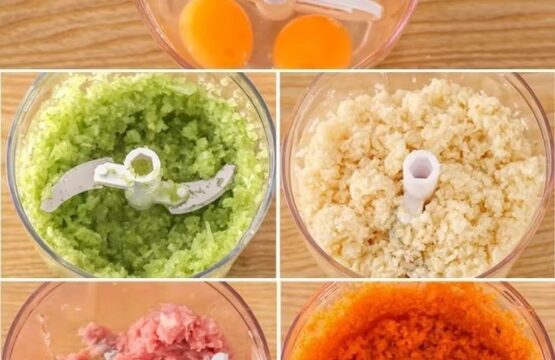 Manual Kitchen Food Processor 900ml Pull Cord Chopper with Stainless Steel Blades - Image 4