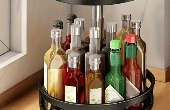 RoundRotating Spice Rack for Kitchen Counter - Image 5
