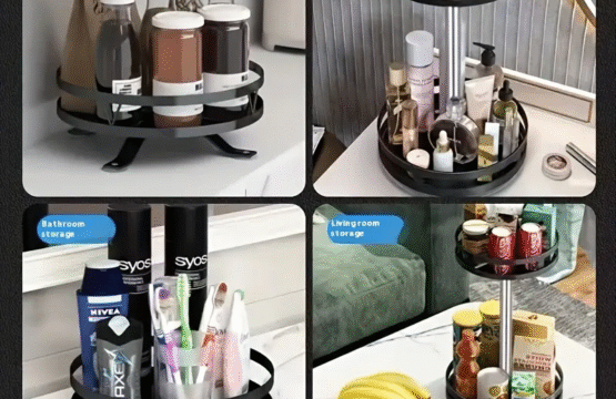 RoundRotating Spice Rack for Kitchen Counter - Image 4