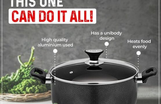 Sonex Non Stick Casserole Pot Glass Lid - Image 4