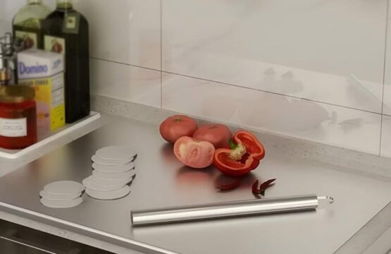 Stainless Steel Cutting Board – Large (50x40cm)