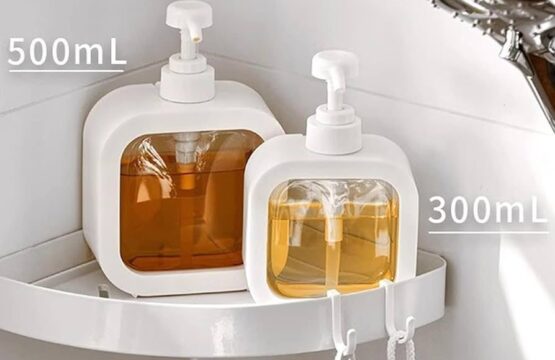 Transparent Square Shape Liquid Soap Dispense - Image 4