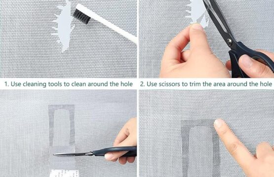 Window Screen Net Repair Tape Self Adhesive Fiberglass Mesh Roll 200 x 5cm - Image 4