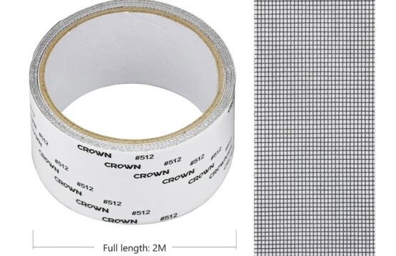 Window Screen Net Repair Tape Self Adhesive Fiberglass Mesh Roll 200 x 5cm - Image 6