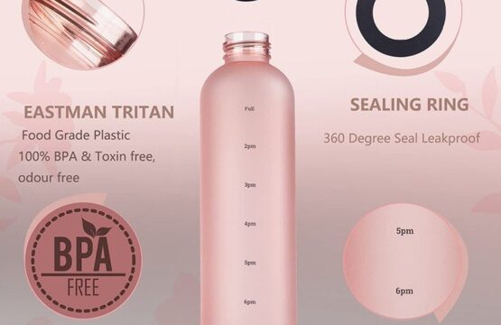 1L Water Bottle with Time Marker - Image 7
