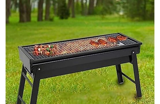 Portable BBQ Grill – Smoked Barbecue for Backyard, Picnic & Camping Compact & Easy to Use