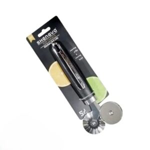 2 in 1 Stainless Steel & Plastic Pizza Cutter