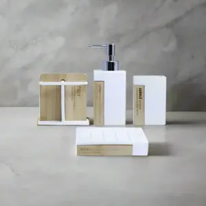 4Pcs Bath Set ceramic