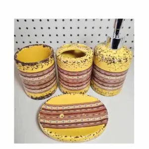 Ceramic 4 Pcs Bathroom Set