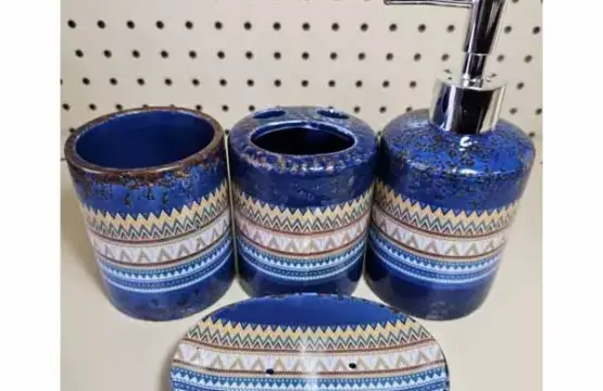 Ceramic 4 Pcs Bathroom Set