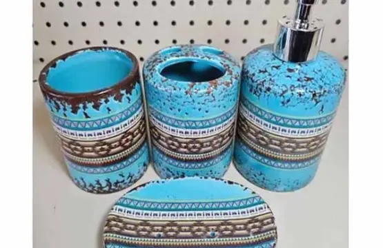 Ceramic 4 Pcs Bathroom Set