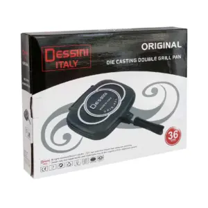 Dessini Die Casting Aluminum Double Sided Grill Pan