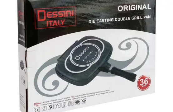 Dessini Die Casting Aluminum Double Sided Grill Pan