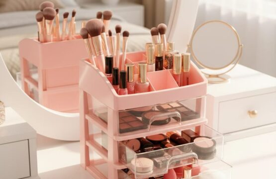 cosmetic organizer 3 layer