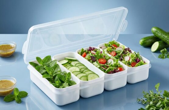 Fruits & Vegetables 4 Racks Fridge Organizer