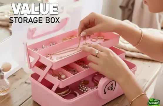 Multi-Purpose Value Storage Box - Stackable Organizer for Home & Office - Image 2