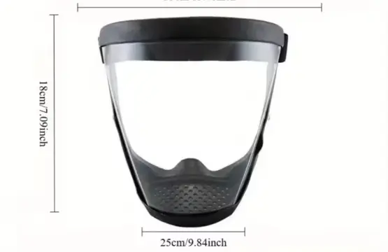 Bubble Face Shield Helmet Visor