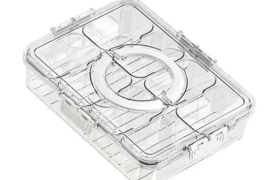 Nova Box 8 Compartment Serving Tray with Handle Lid - Image 4