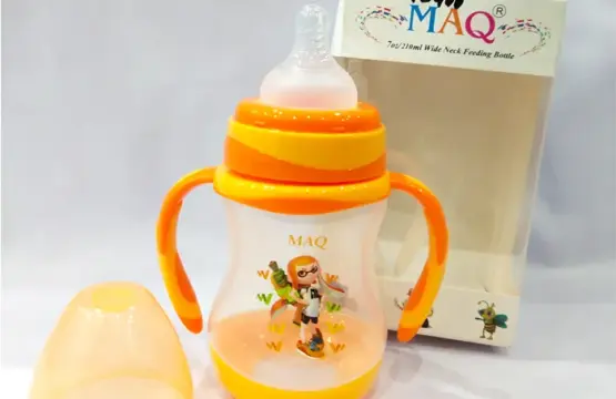 Wide Neck Baby Plastic Feeder 210ml