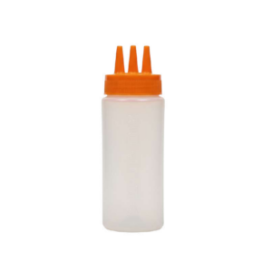 3 Nozzles Plastic Sauce Bottle