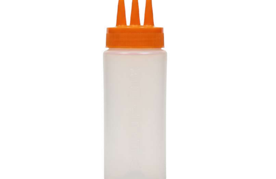 3 Nozzles Plastic Sauce Bottle