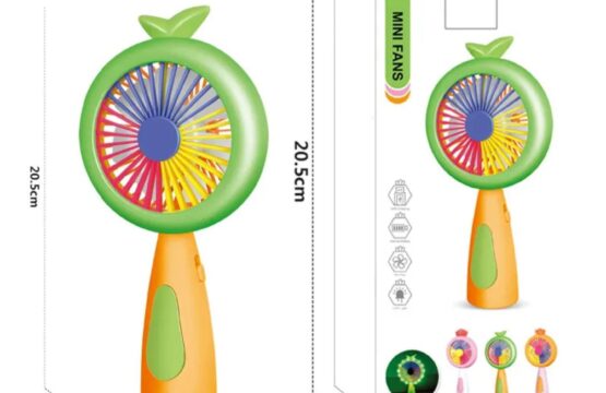 Mini Colorful Fan With Light - Image 5