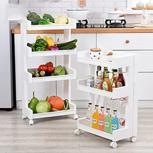4-Layer Multi-Purpose Rolling Utility Cart Trolley
