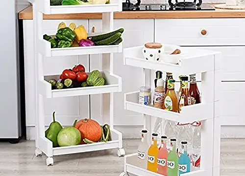 4-Layer Multi-Purpose Rolling Utility Cart Trolley