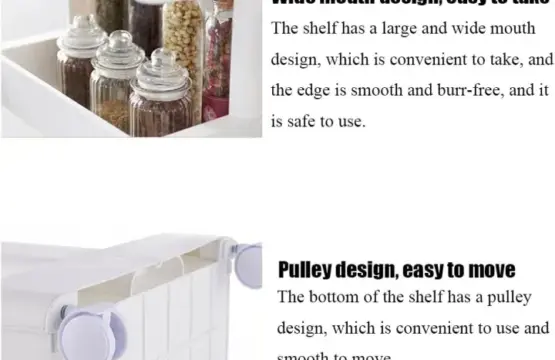 4-Layer Multi-Purpose Rolling Utility Cart Trolley - Image 3