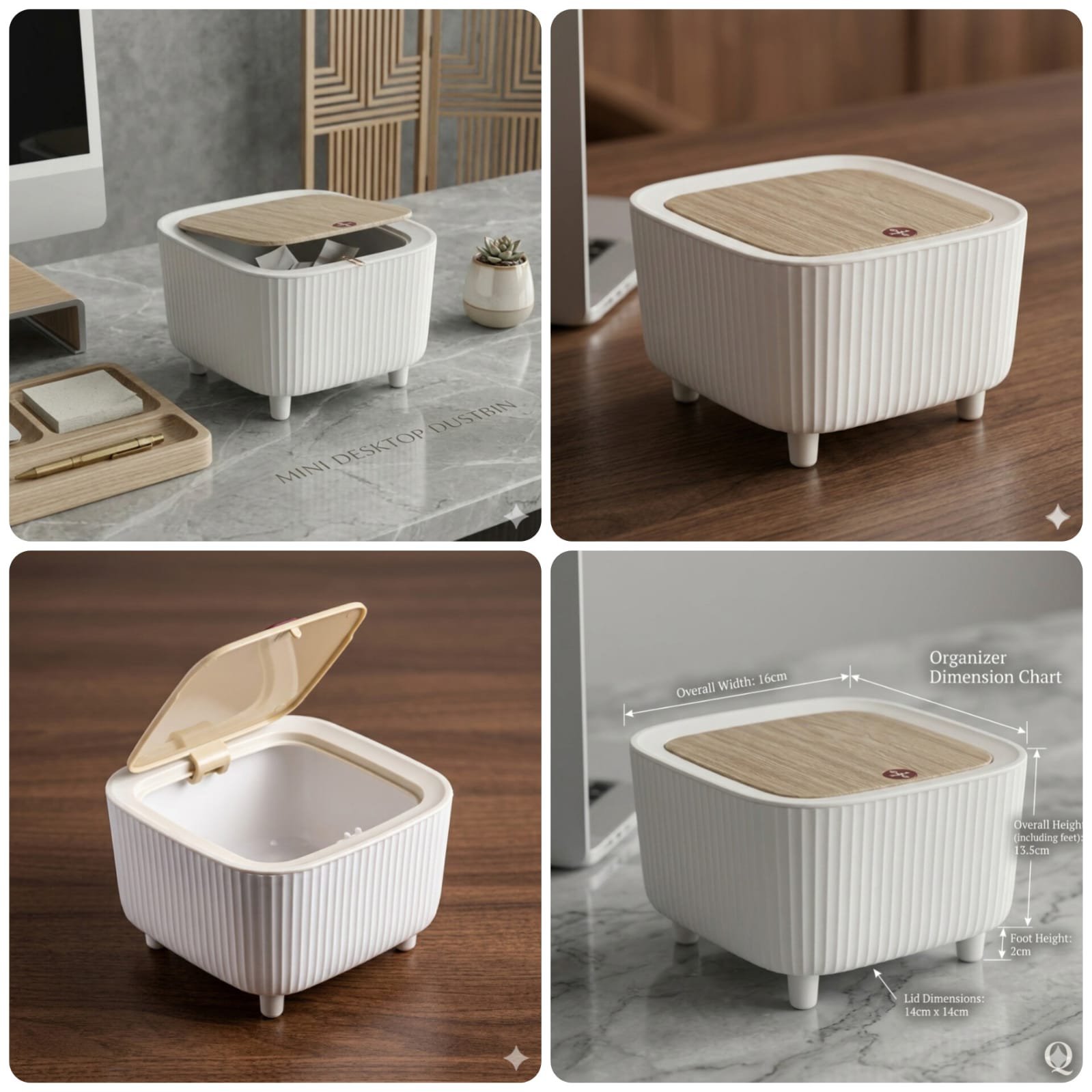 Mini Desktop Dustbin