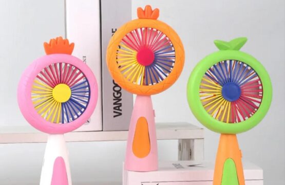 Mini Colorful Fan With Light