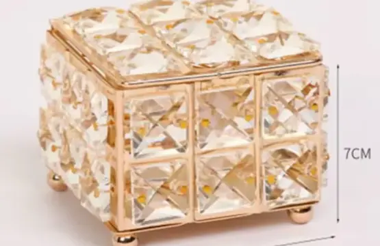 Mini Crystal Jewellery Box - Image 4