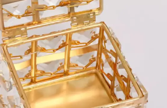 Mini Crystal Jewellery Box - Image 2