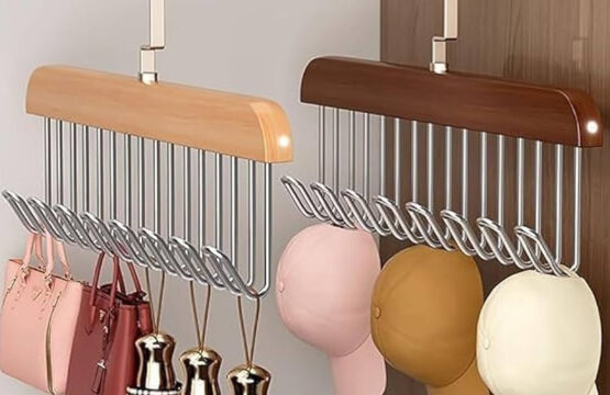 Multifunctional Solid Wood Clothes Hanger - Image 4