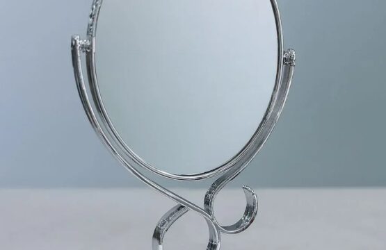 Double Sided Mirror – 360° Rotating Makeup Mirror - Image 2