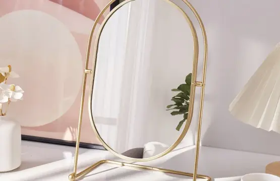 Rotatable Desktop Vanity Mirror Adjustable Makeup Mirror - Image 2