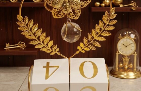 Golden Perpetual Block Calendar - Image 2
