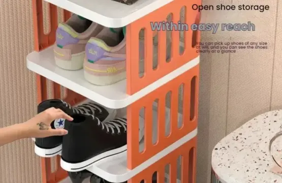 5 Tier Adjustable Shoe Rack - Image 2