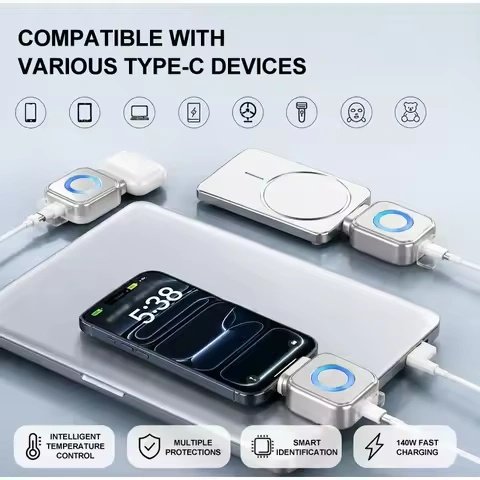 Smart Power Auto Disconnector – Type-C Charging Cut-Off Protector
